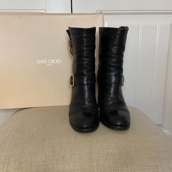 Jimmy Choo Motorcycle Boots - Picture 5 of 11